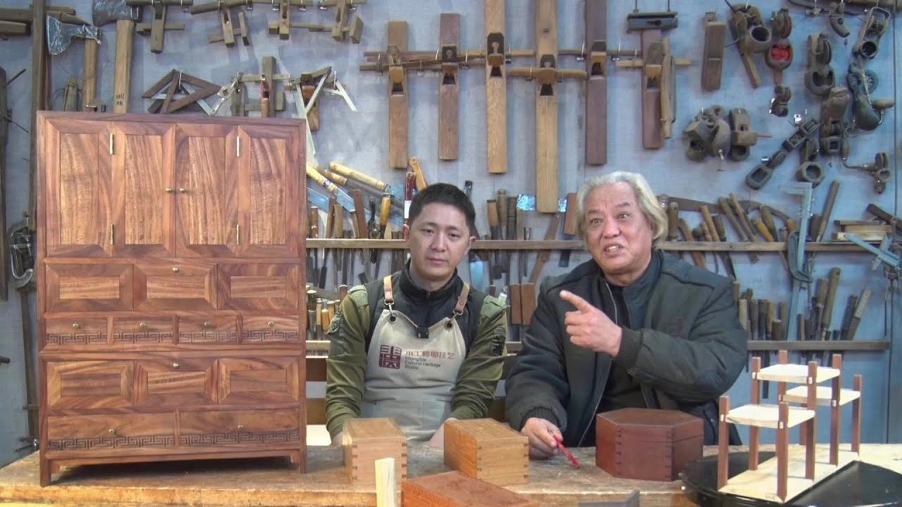 全网首发！缩小版中式传统手工榫卯被套柜
