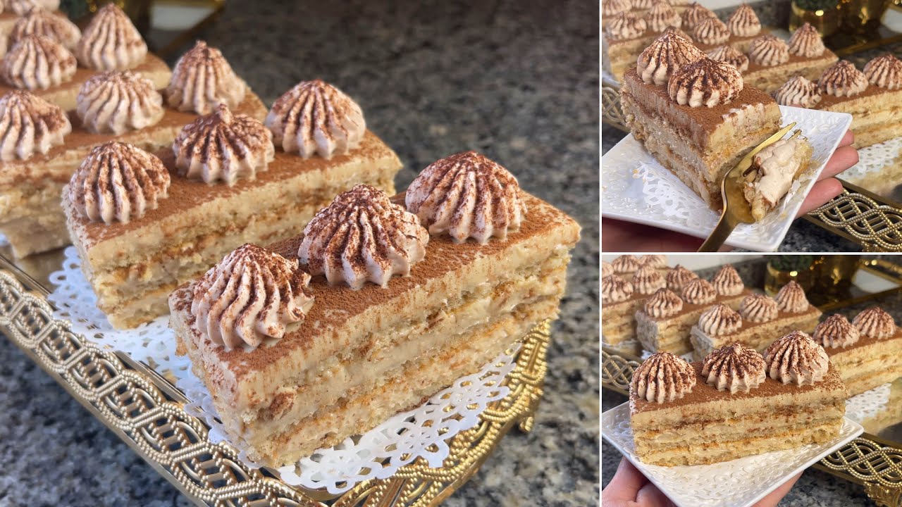حلوة ليطرونش أو حلوة لاكريم بدون كريمة سائلة ولا شانتيي 😍بطريقة ناجحة ساهيل وبسيط في المكونات