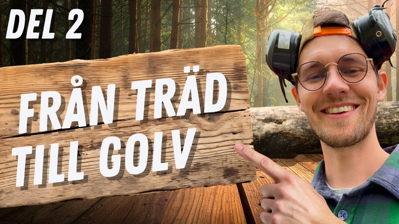 Från träd till golv del 2 – jag kvistar och tar hem virket från skogen