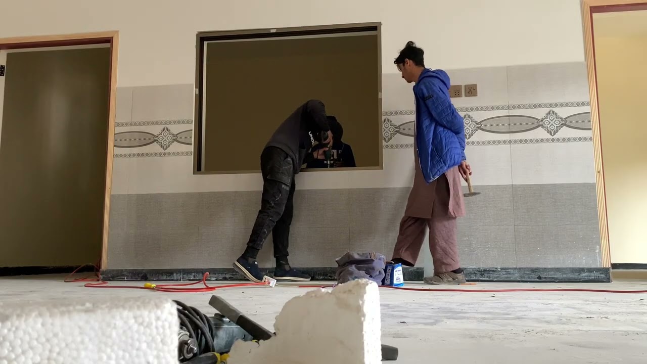 How to fit alluminium window 