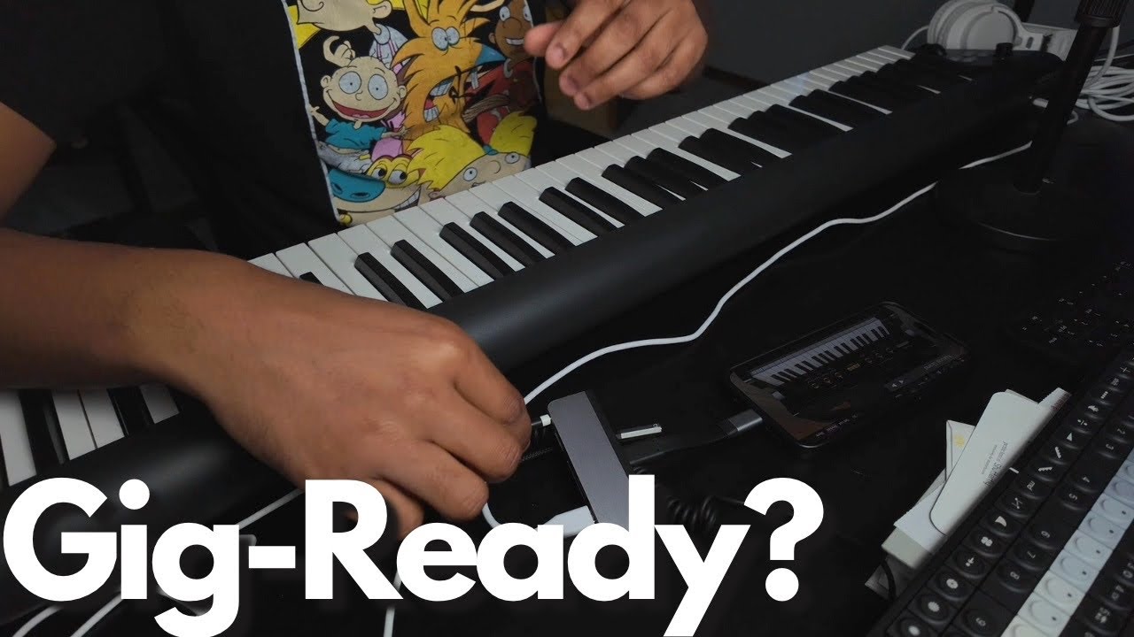 Uncut Mobile Experiment: MIDI Keyboard + Phone + OB-4 = MAGIC?! 🎶📱