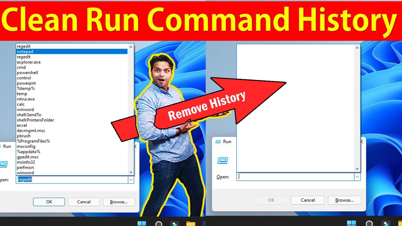 ❌ Run Command Ki History Kaise Hatayein? | Remove Run Command History