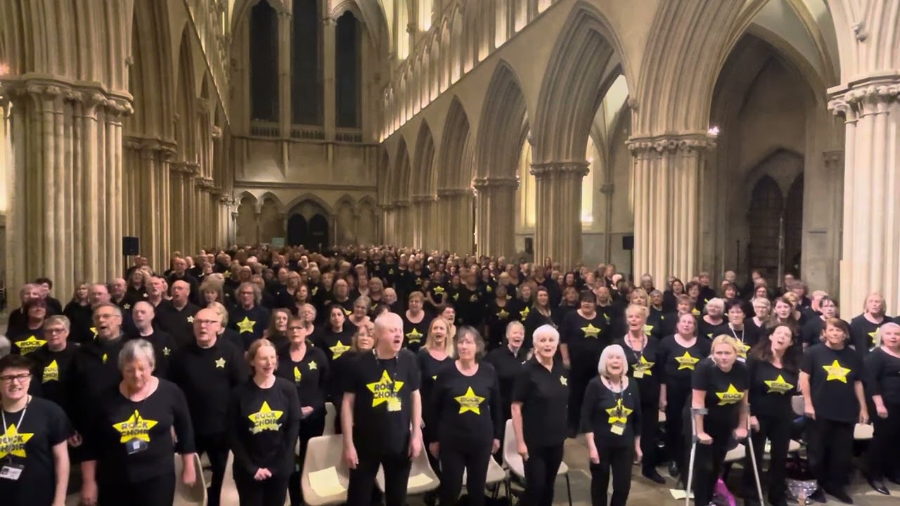 Wells Cathedral: I Wanna Dance with Somebody by Rock Choir Wiltshire & Somerset