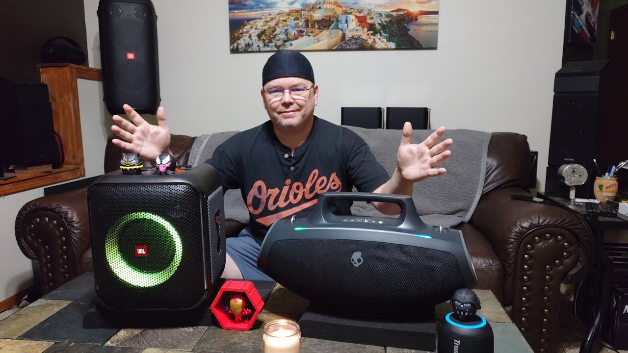 Skullcandy Barrel XT Boombox vs. JBL Partybox Encore Party Speaker.🛜  How Low Can You Go?😲