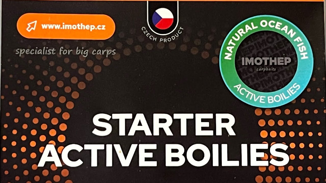 Konzervace a příprava  boilies Startér Active Imothep