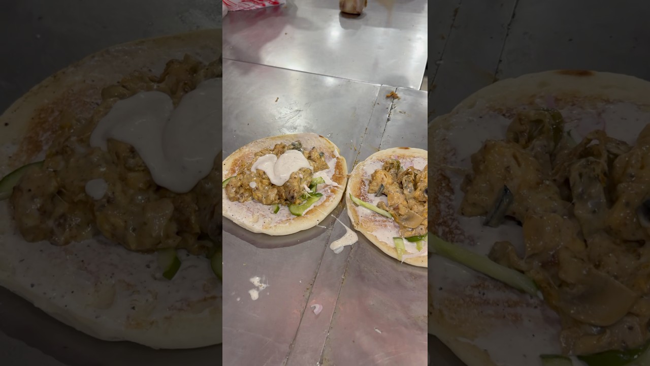 Special Chicken Cheese Shawarma | Chicken Shawarma #streetfood #cheese #food #shorts