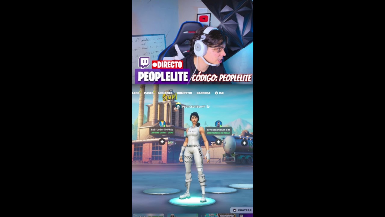 NUEVA ACTUALIZACIÓN de FORTNITE🚨RETOS EXTREMOS🚨CÓDIGO PEOPLELITE #fortnite #epicpartner #peoplelite