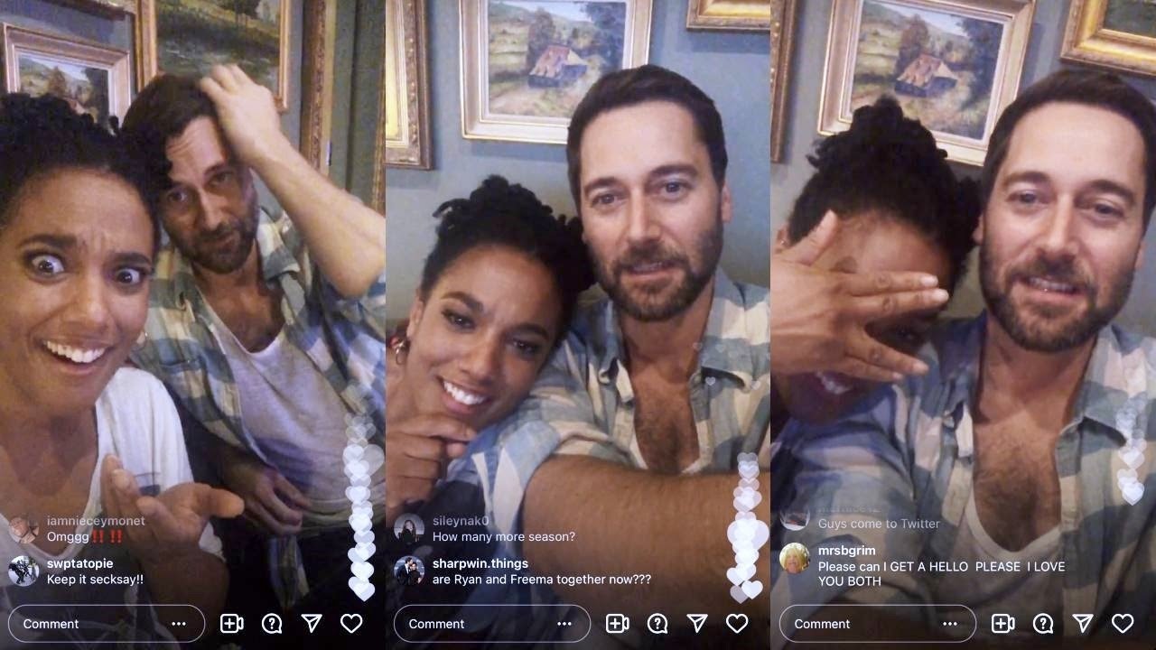 Freema Agyeman & Ryan Eggold | New Amsterdam ~ Season 4 Premiere | IG Live, 21/09/2021