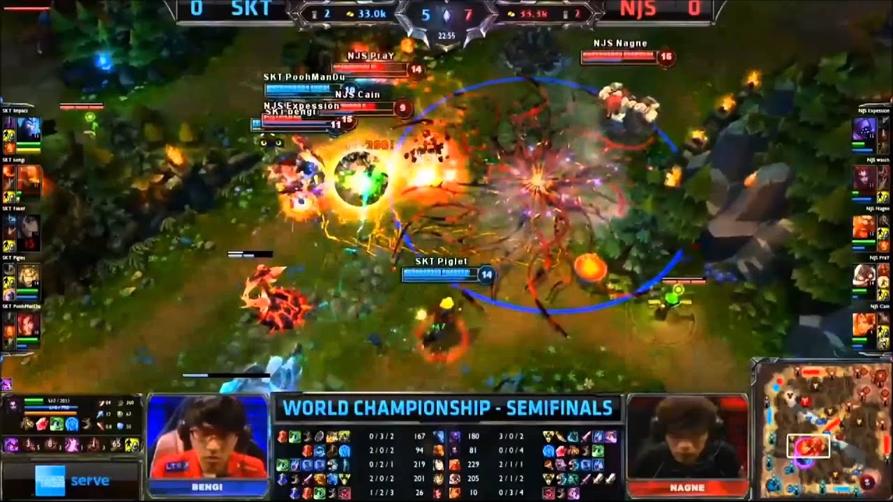 WCS Season3 Semifinal SKT T1 vs Najin Black Sword 1set Highlight