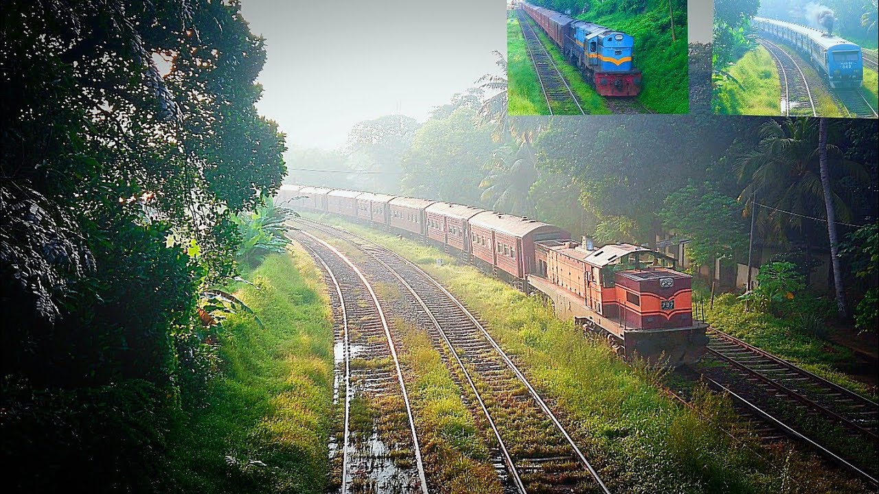 trains in the morning | train vlog 028 | railfanning in sri lanka railway 🇱🇰
