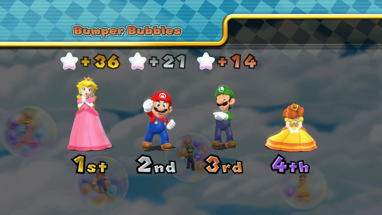 Mario Party 9 - Mario vs Luigi vs Peach vs Daisy - Boo's Horror Castle