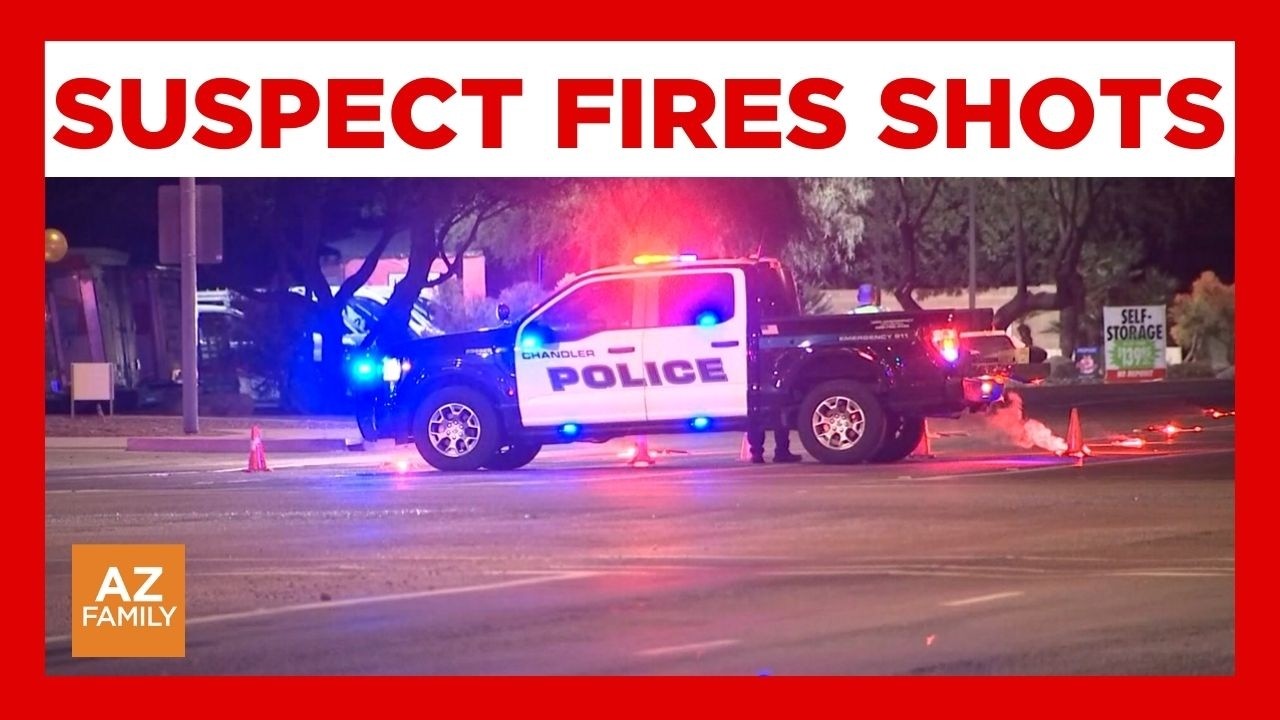 Shooter running from police shot by officers in Chandler