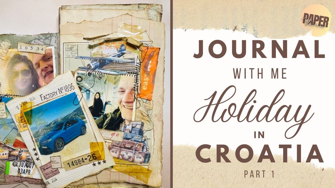 Journal With me - Flip Flop Travel journal - Holiday in Croatia 2024 - part 1