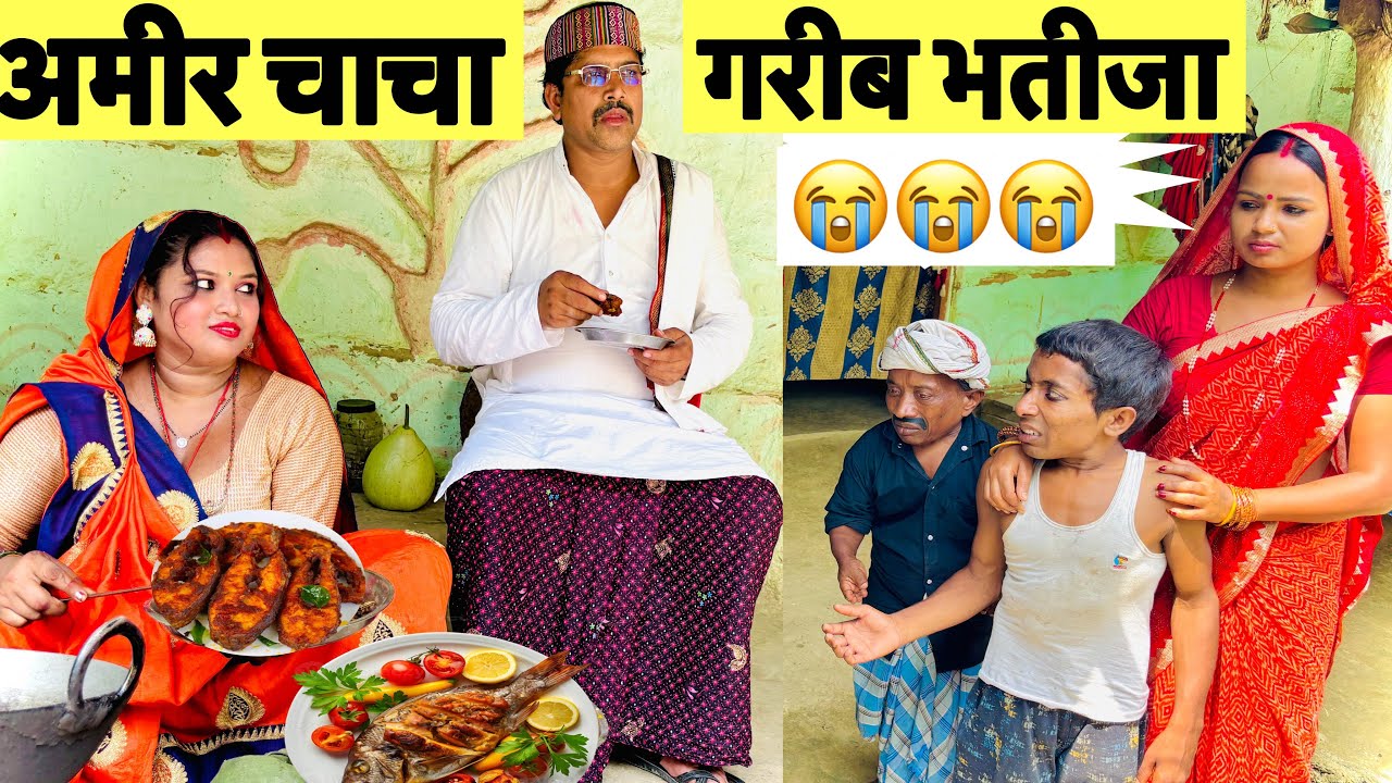 अमीर चाचा गरीब भतीजा 😭 chunalal dhorba comedy 2025