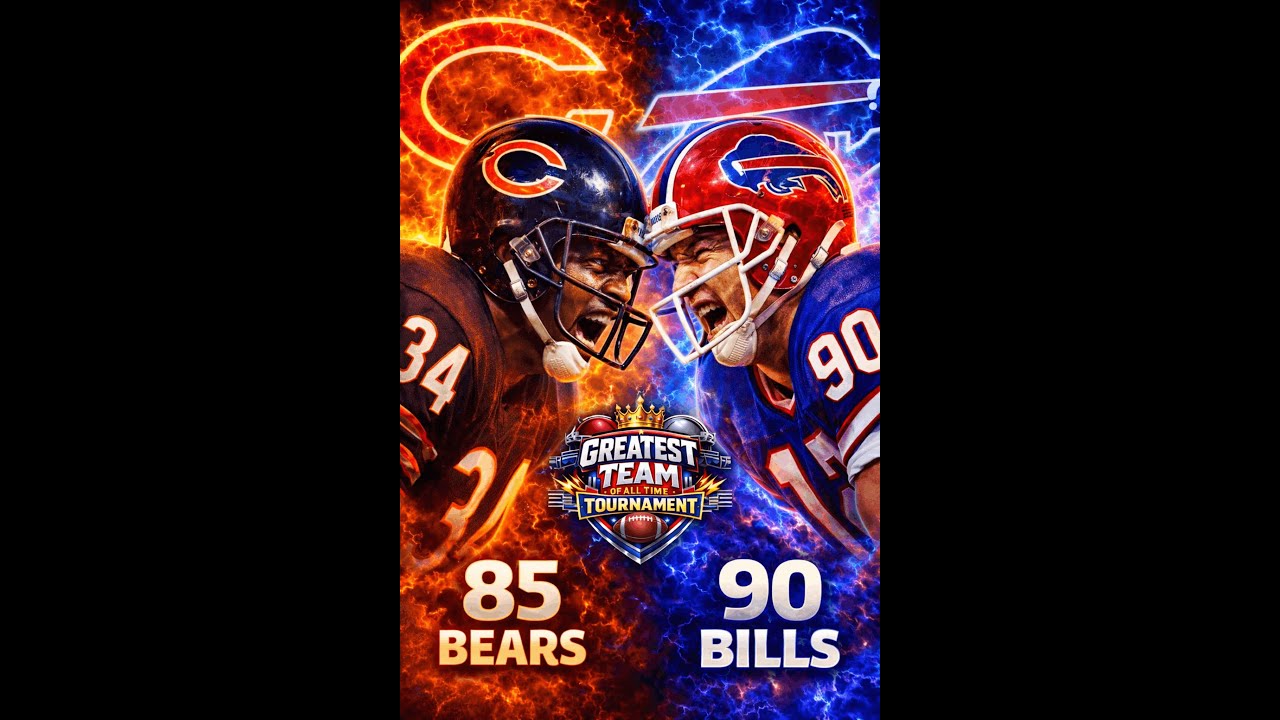 🏈🔥 1985 Bears vs 1990 Bills | GOAT Sim — Power Run vs Air Attack: Who Defines Greatness? 🔥🏈
