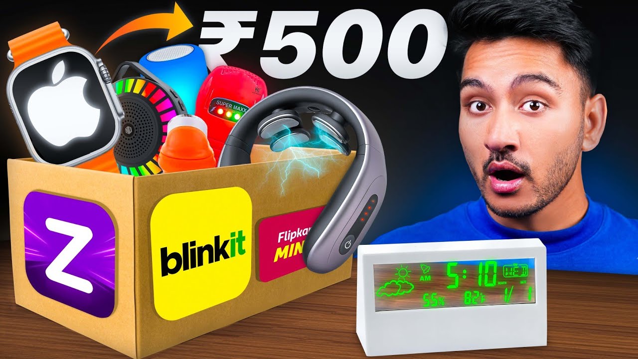 I Tried ₹500 Blinkit Most Unique Gadgets!!🤯
