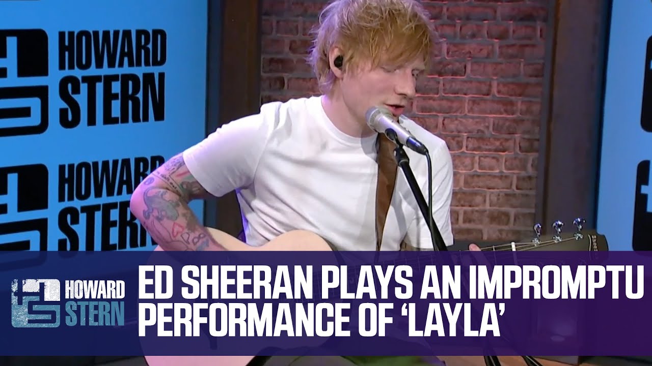 Ed Sheeran Says Clapton’s “Layla” Inspired Him to Be a Musician Before Playing a Bit of the Song