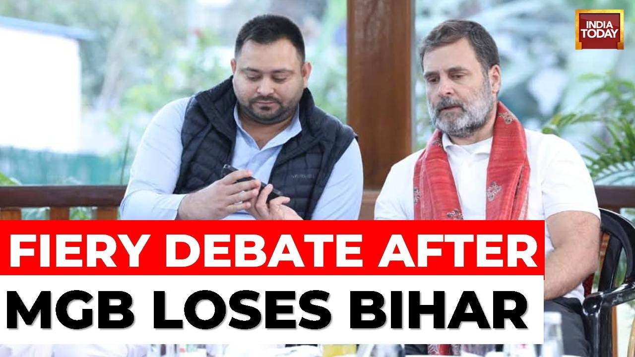 Allies At War, Narrative In Ruins: Inside Mahagathbandhan's Bihar Meltdown| Bihar Result Debate LIVE
