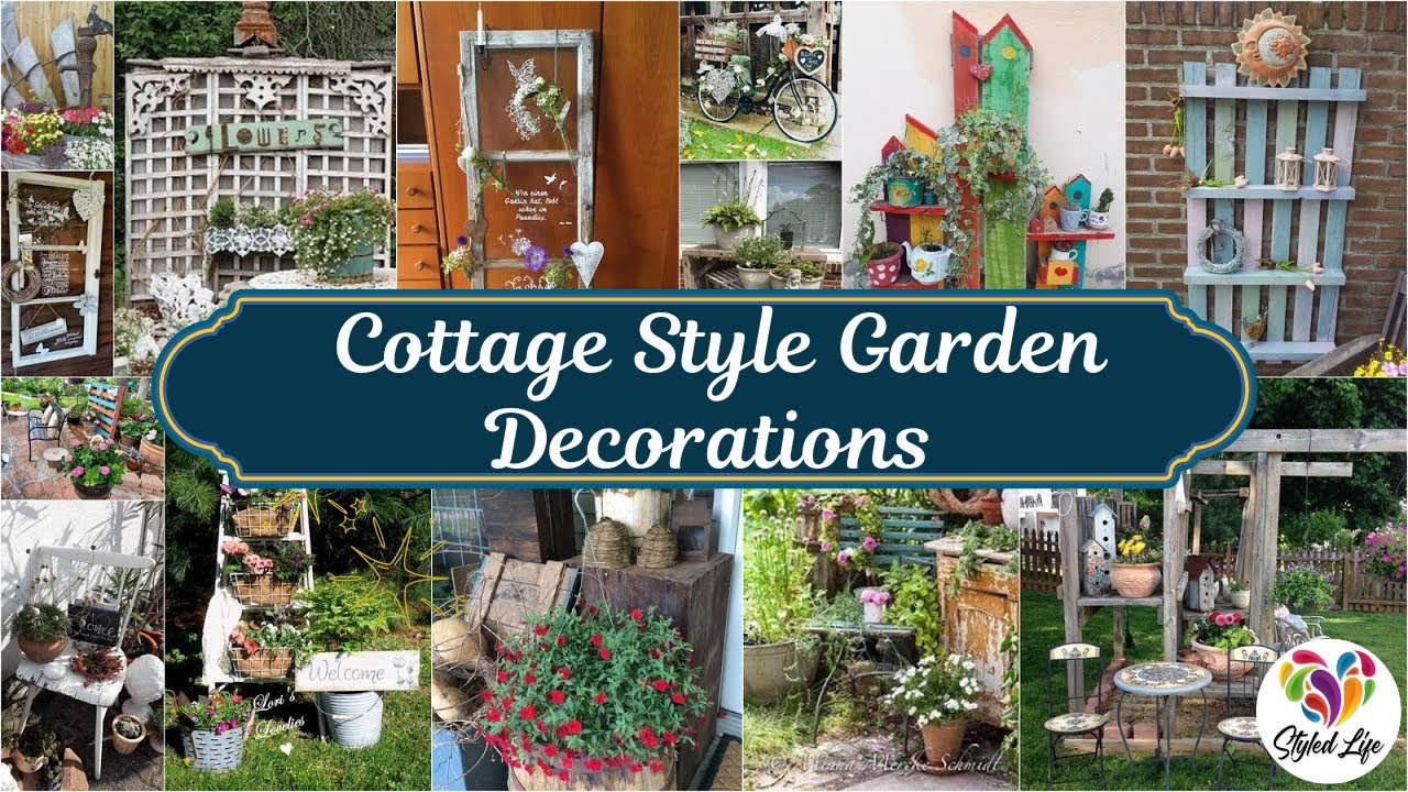 Beautiful Rustic Decoration Inspirations for your Garden | Cottage Style Garden Ideas 2024
