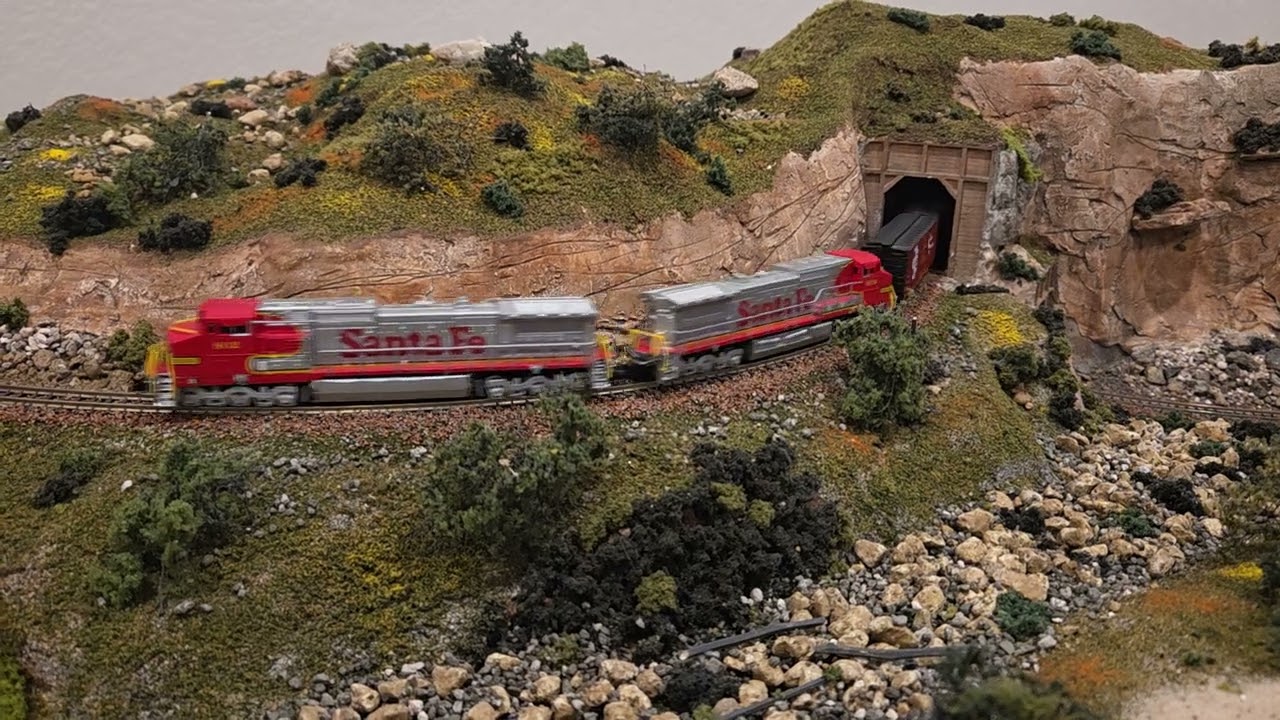 Model Trains! N scale setup.