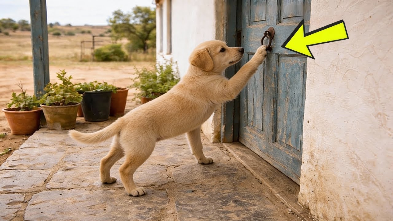 A Desperate Puppy Kept Knocking on an Officer’s Door at 5 A.M. — The Reason Will Break Your Heart!