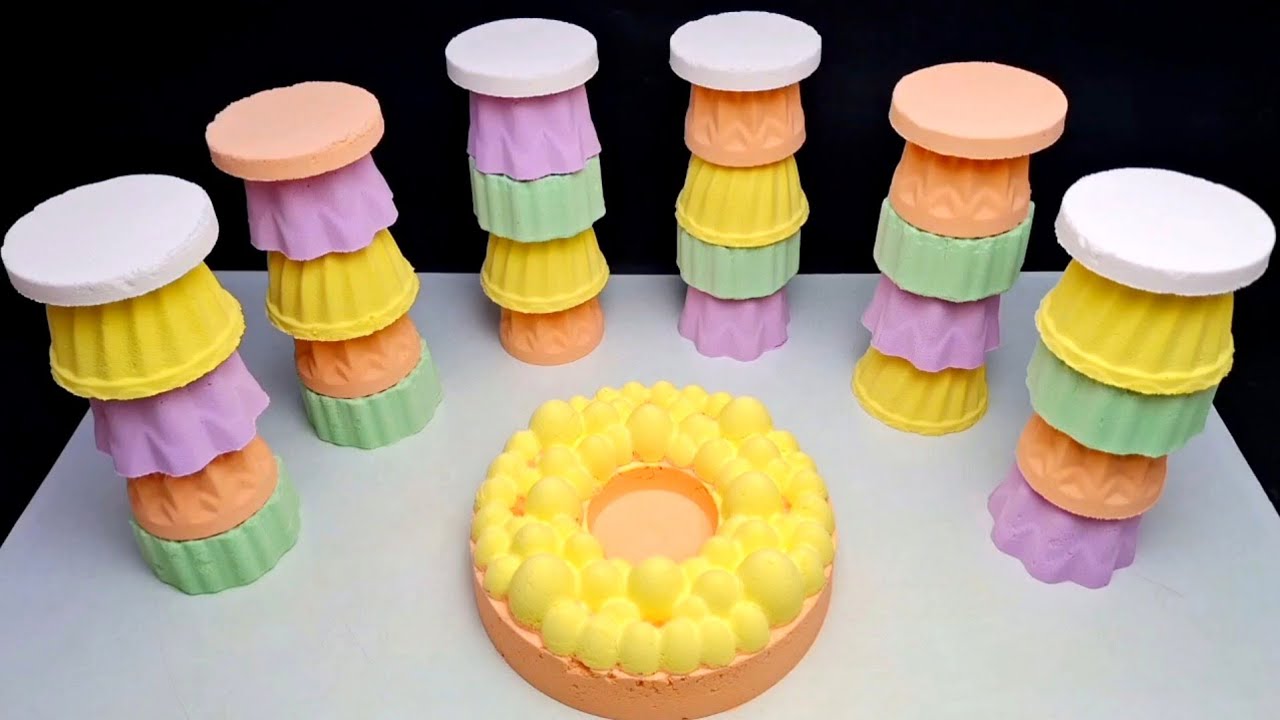 ASMR baking soda | crispy shapes