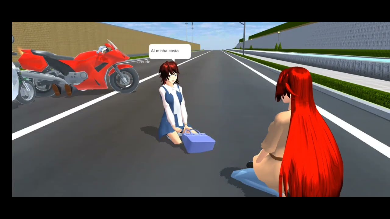 O Acidente - Sakura school simulator 