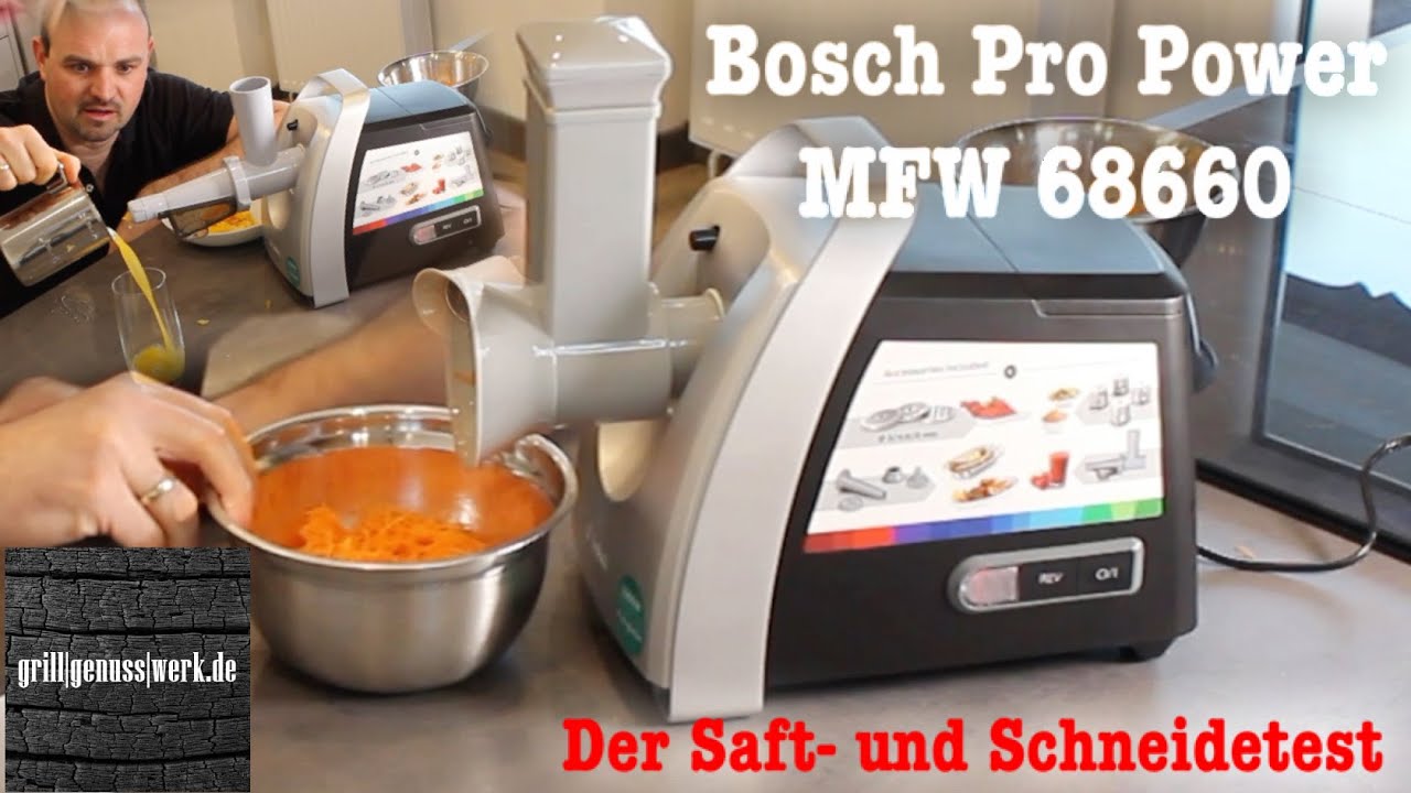 Bosch Pro Power MFW 68660 Rollschneider und Entsafter - Test und Fazit (Teil 3)