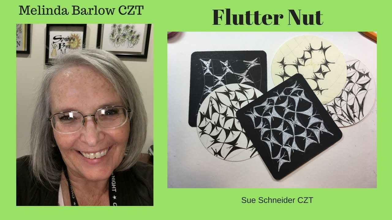 Tangle  Art Lesson #305 Flutter Net
