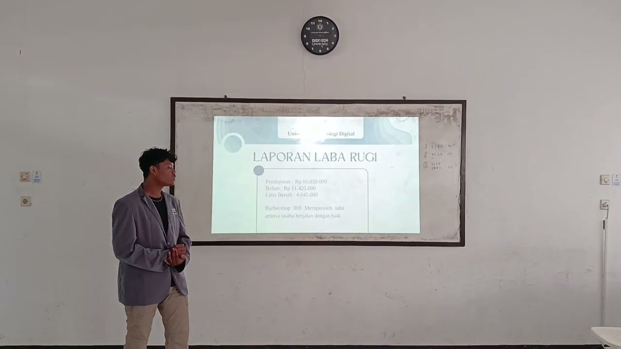 Presentasi Siklus Akuntansi UMKM Perusahaan Jasa Barbershop 808