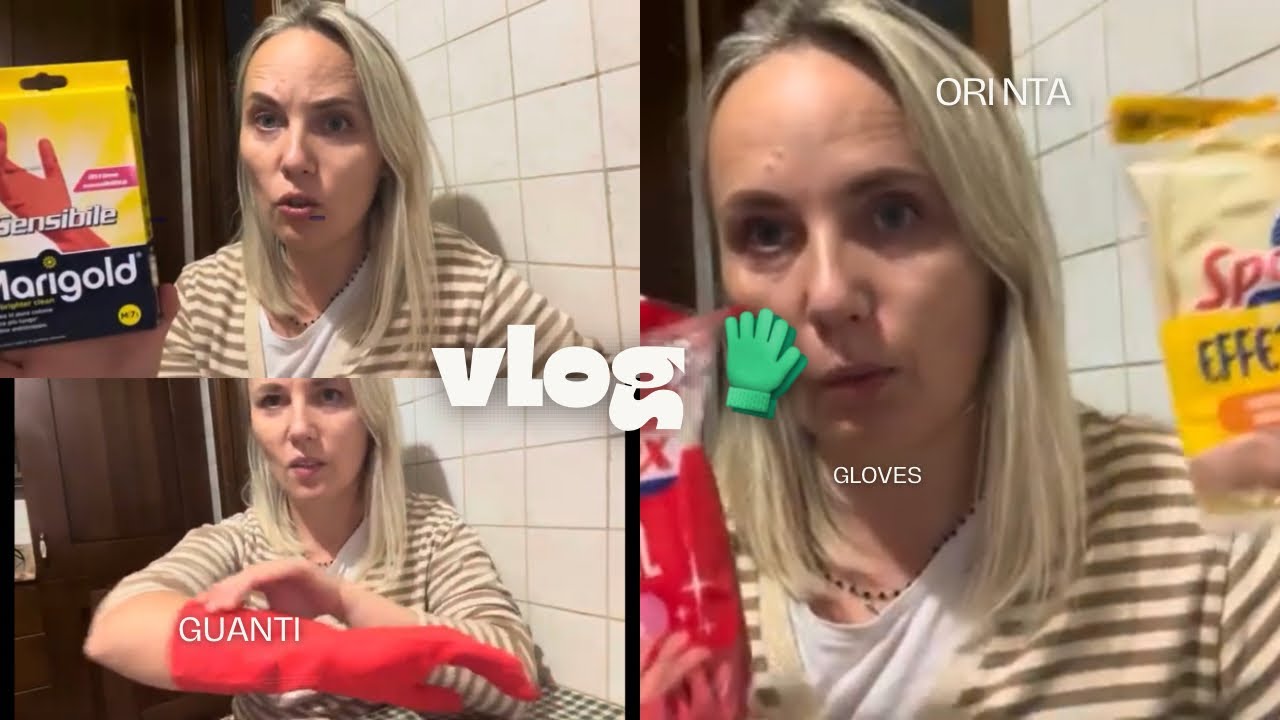 Vlog guanti 🧤/ spontex/ marigold/ monouso Coop #orinta #guanti #gloves #videovlog