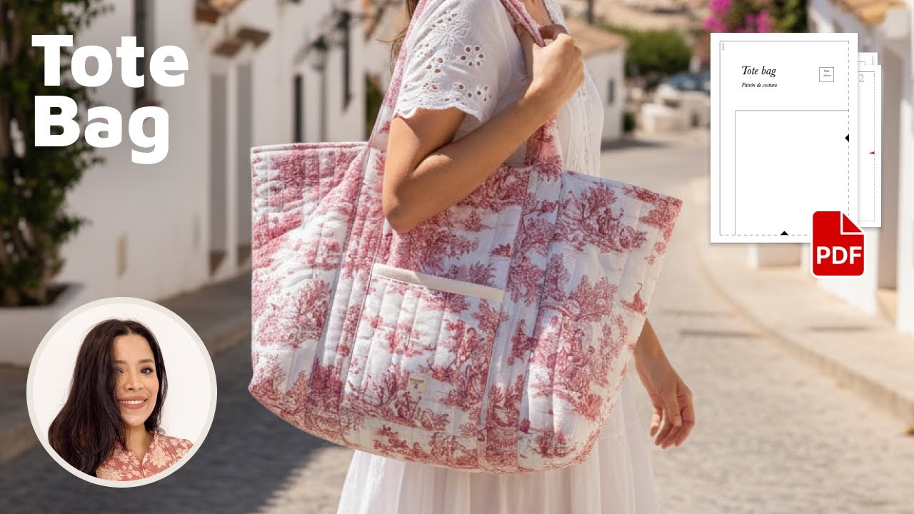 Tutorial: cose una linda y pr&aacute;ctica tote bag [Patr&oacute;n en descripci&oacute;n!]