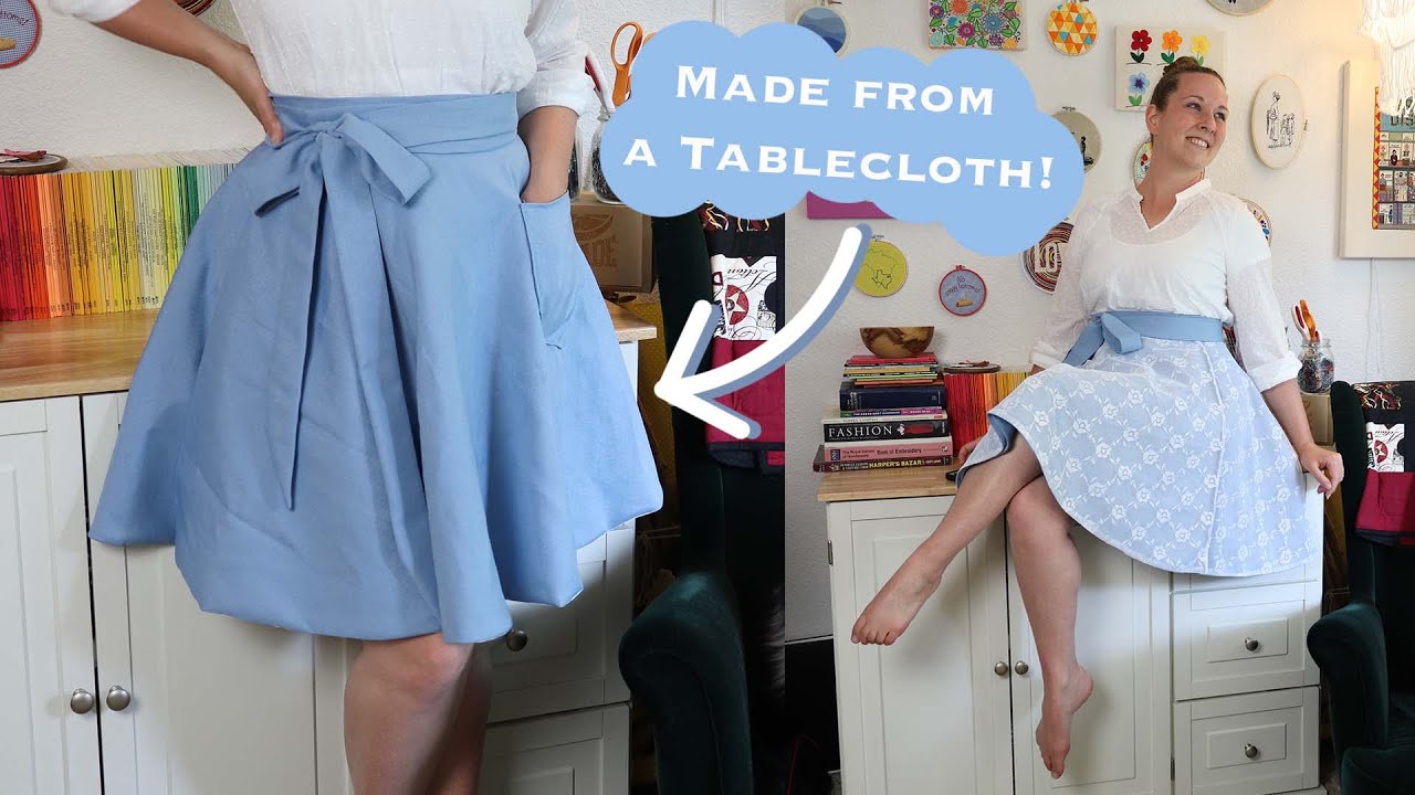 Reversible. Wrap. Circle Skirt. (With Pocket!)