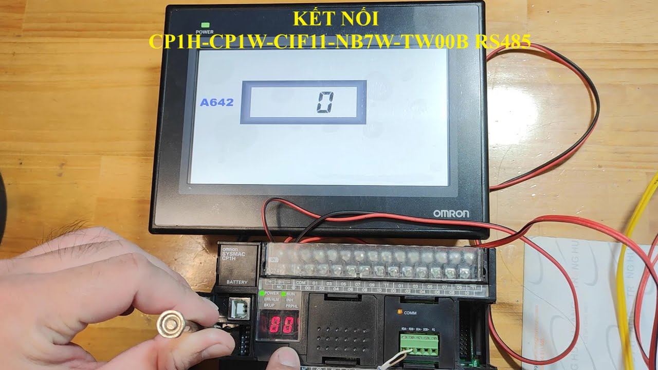 Hướng Dẫn Kết Nối OMRON CP1W-CIF11 với NB7W qua RS485 @KHÔI OMRON