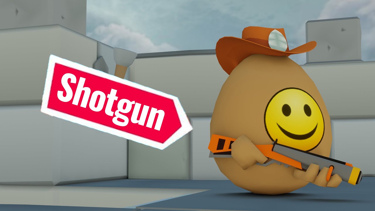 Getting 20 Kills with EVERY GUN in Shell Shockers - Shotgun [😂FUNNY EDITING😂]