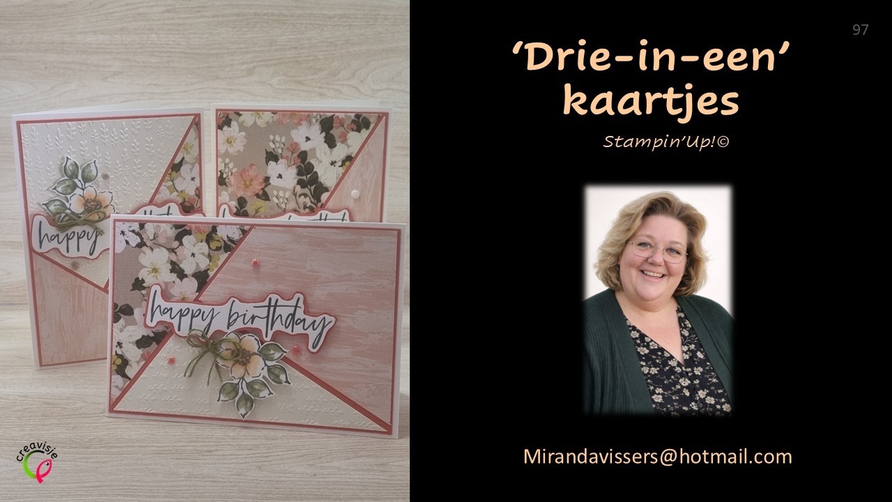Drie in een kaartjes!