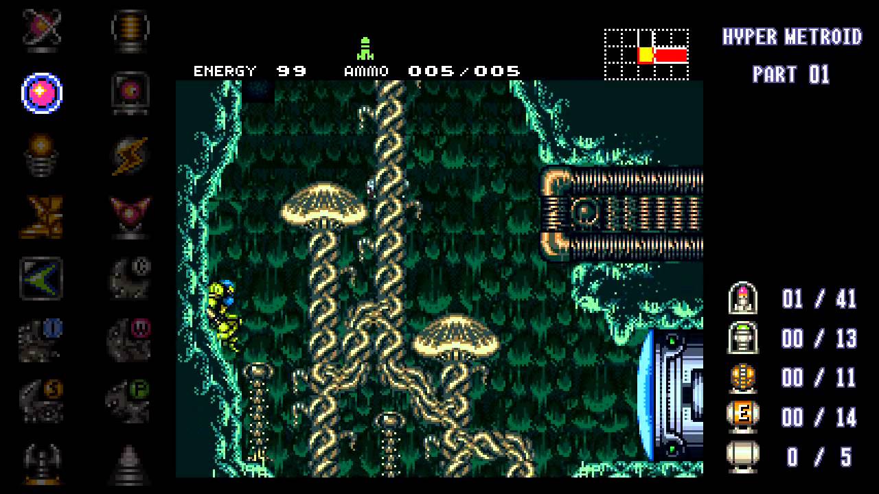 【改造メトロイド】Hyper Metroid 100% part01【720p60fps】