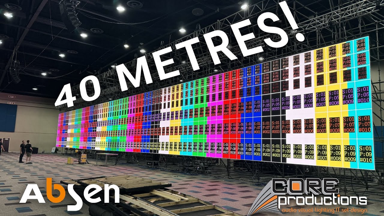 Core Productions 40Metre Absen NT Series LED Build
