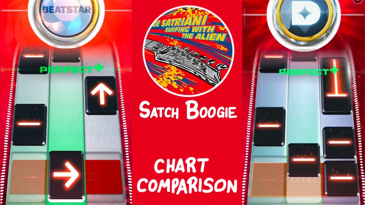 [Beatstar] Satch Boogie - Joe Satriani // Chart Comparison (Standard and Deluxe)