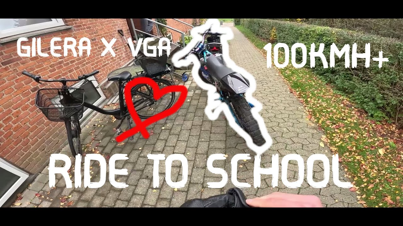 RIDE TO SCHOOL ON ILLEGAL MOPED