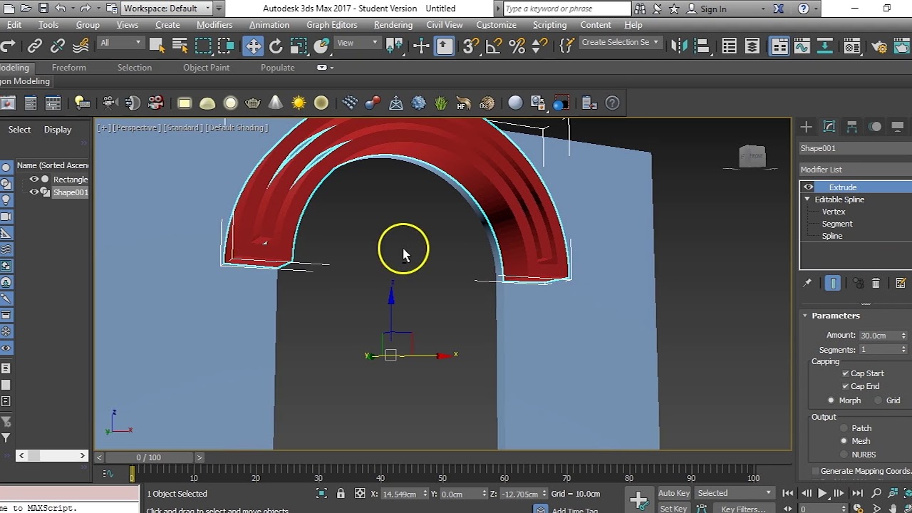 Half Round Door modelling