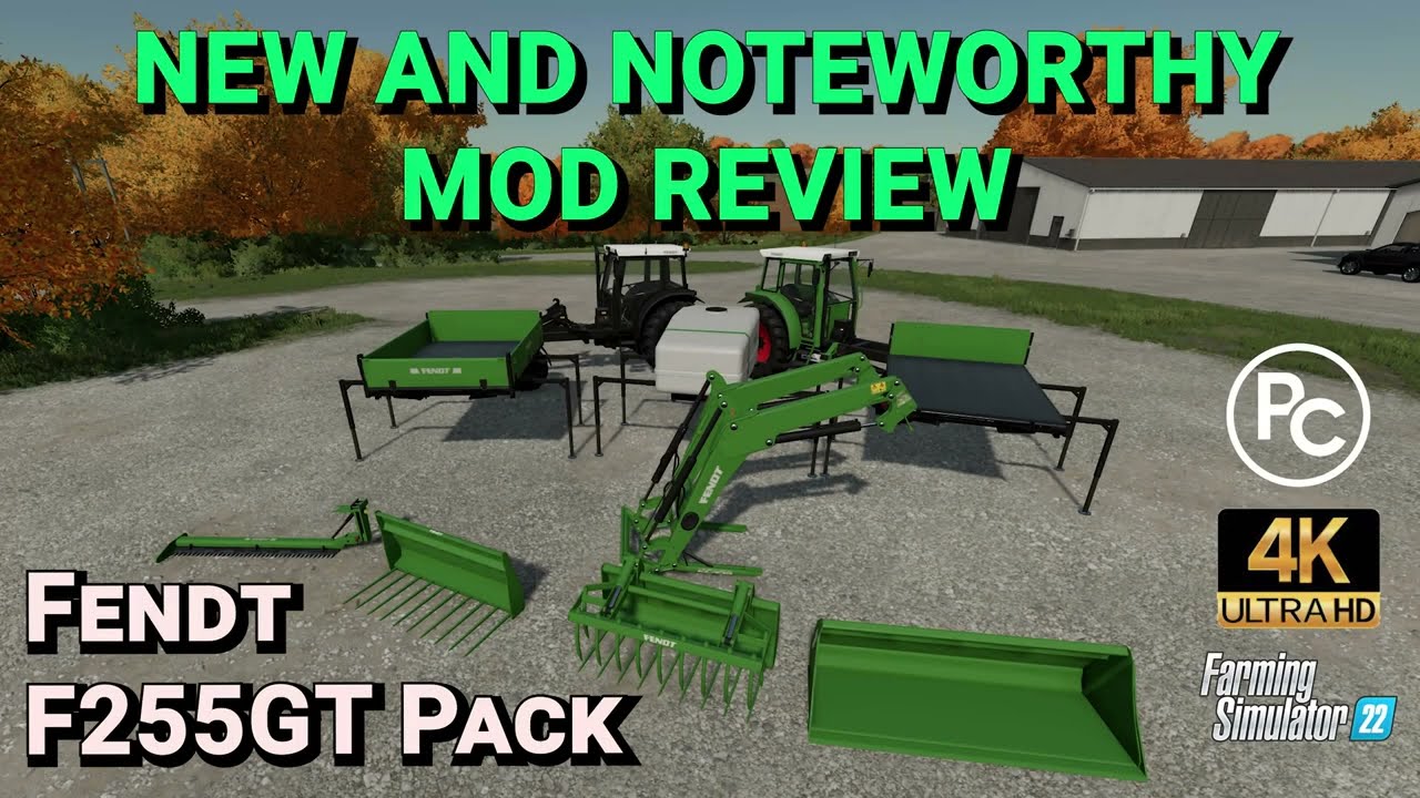 Pakiet Fendt F255GT | Recenzja moda | Farming Simulator 22