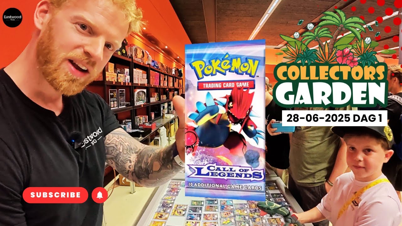 Collectors Garden Dag 1 Pokemon Vendor POV. Wat een Drukte! :O #pokemon  #pokemoncards #cardshow