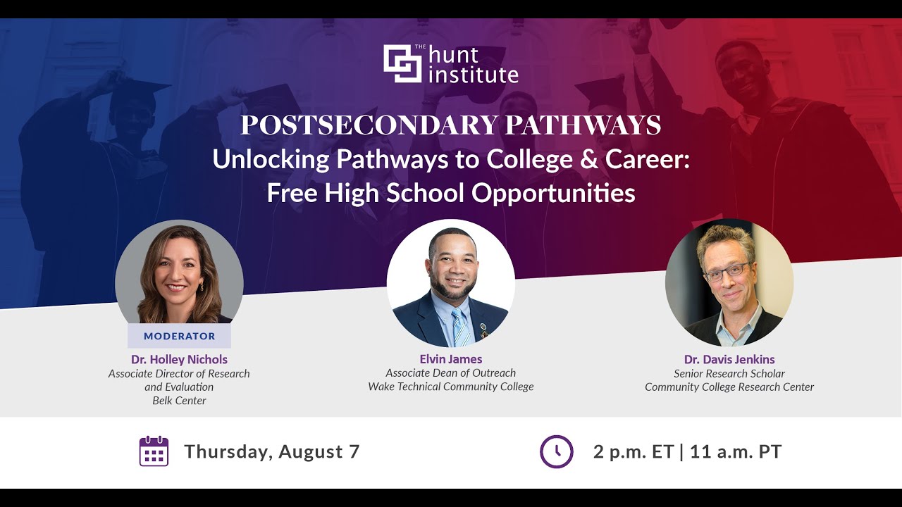 Postsecondary Pathways | Unlocking Pathways to College & Career: Free High School Opportunities