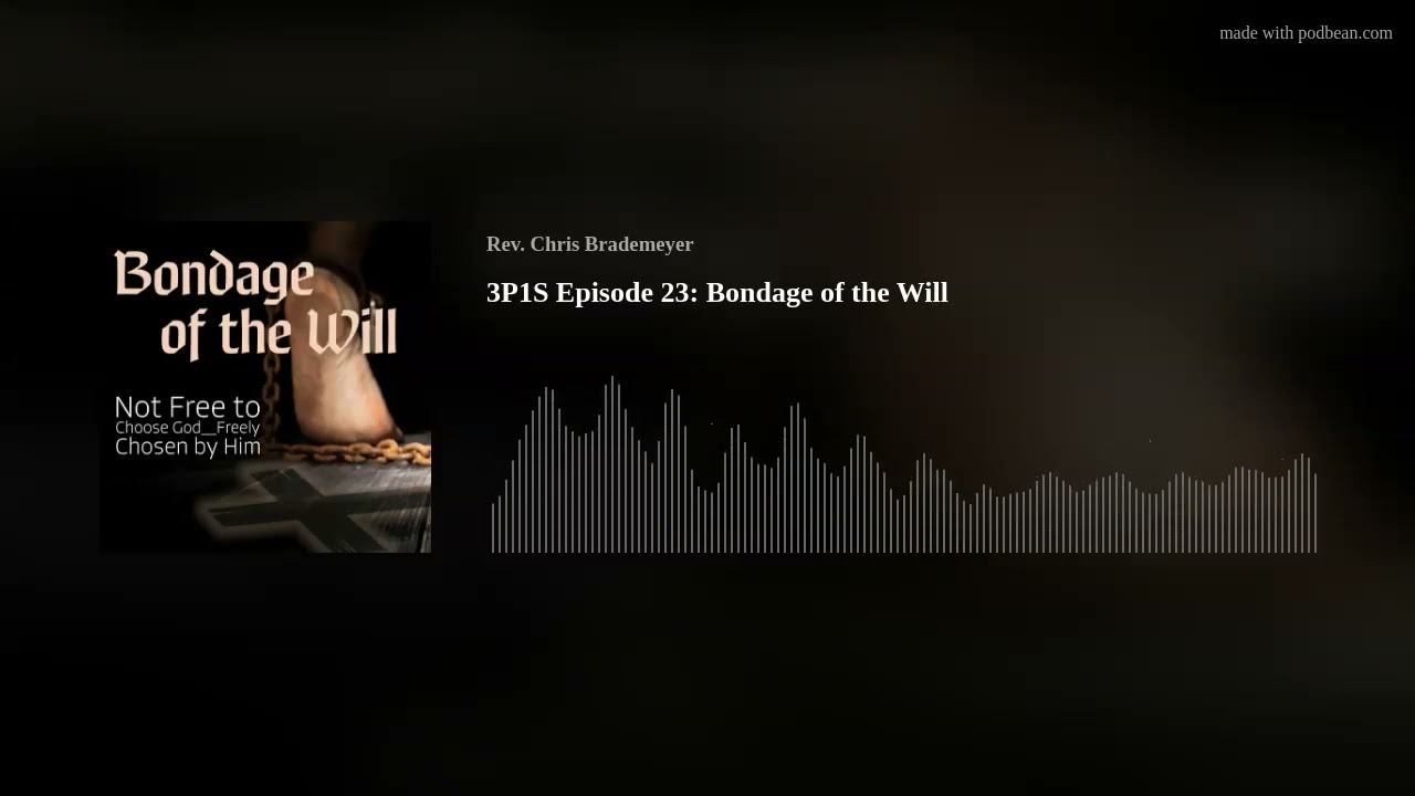 3P1S Episode 23: Bondage of the Will
