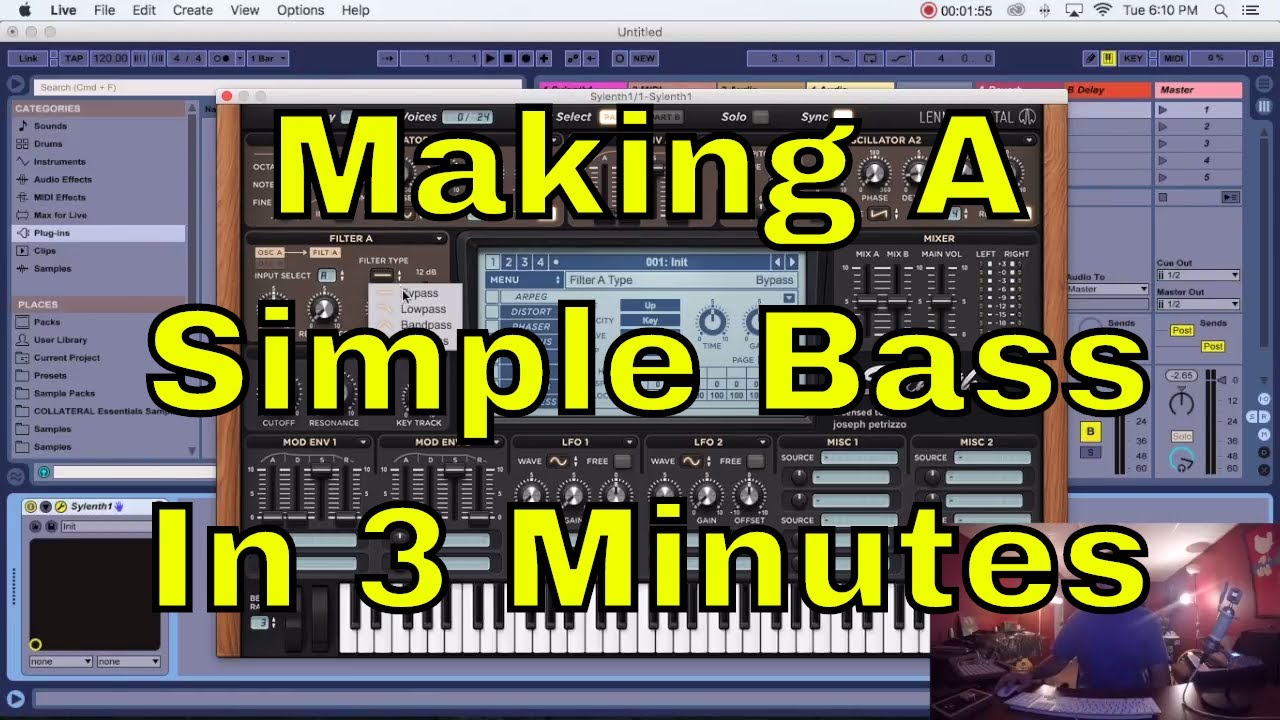 Making a SiMPLE EDM Bass in Sylenth1 in under 3 Minutes