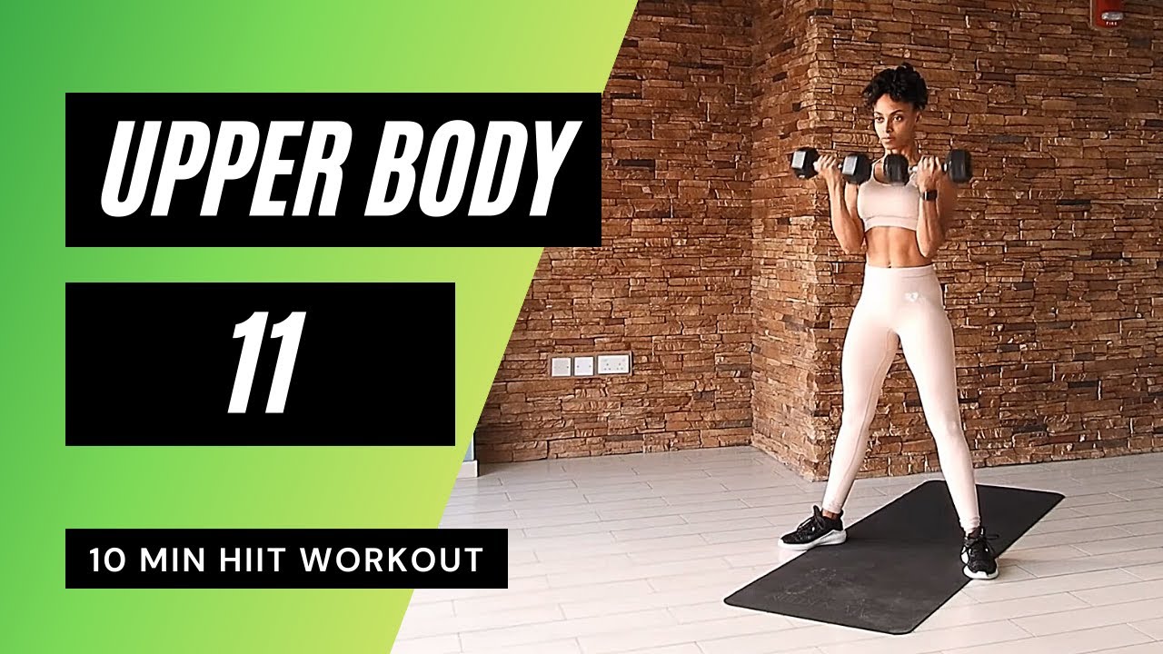 10 MIN UPPER BODY WORKOUT AT HOME // HIIT | MrandMrsMuscle