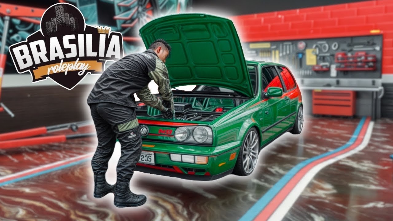 AGORA SIM! TURBINEI O GOLFÃO! 🚗💨 GTI MK3 A 230KM/H no Brasília Roleplay!  😱🔥 Ep.02