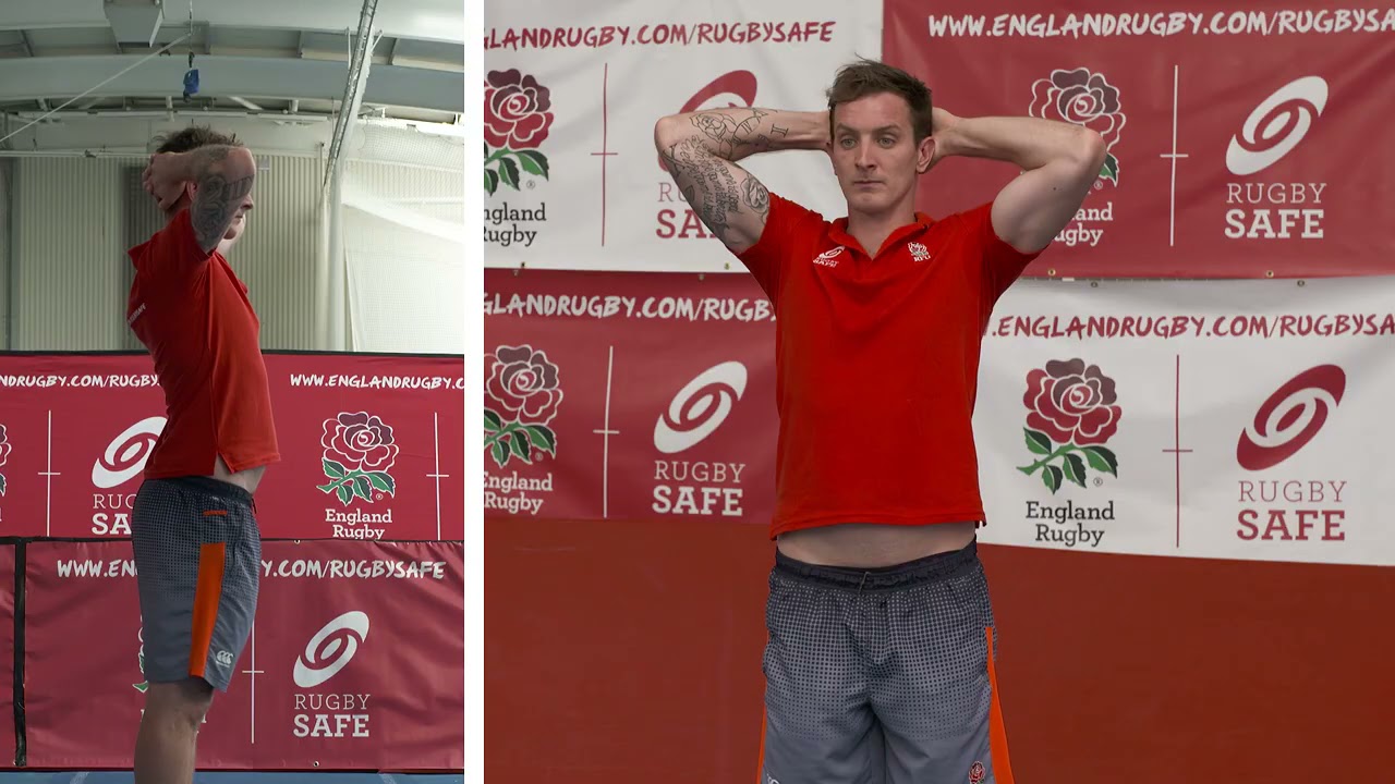 Activate Exercise Programme  Adult Match Day(D): 14.Static Neck Contractions