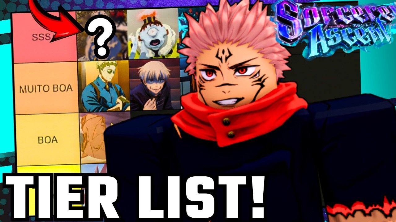 TIER LIST DAS MELHORES TÉCNICAS INATAS NO SORCERER ASCENT!